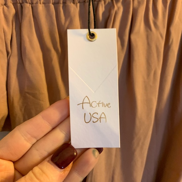 Off the shoulder rose gold top - Picture 4 of 5